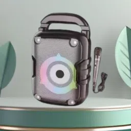 FRONY Bluetooth Speaker with Wireless Karaoke Mic, 6Hrs Playtime and RGB Lights W48 20 W Bluetooth Party Speaker-picture-23