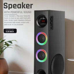 Quaranel GJ-4 Tower Multimedia Speaker System Remote Control 100 W Bluetooth Tower Speaker image 4