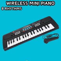 (Piano Keyboard) Toy with 37 Key, Recording and Mic, Adapter for DC Power F461 (Piano Keyboard) Toy with 37 Key, Recording and Mic, Adapter for DC Power F461 Analog Portable Keyboard-picture-10