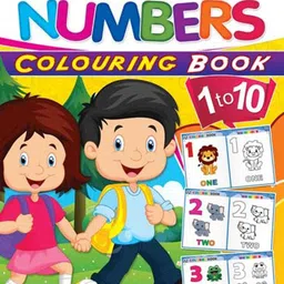 Dreamland Kids Numbers Colouring Book-50