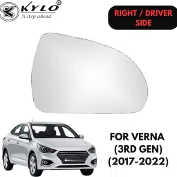 Manual Driver Side, Rear View Mirror For Hyundai Verna-7