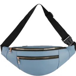 ZnW Classic Chest Crossbody Fanny Pack | Waist Pouch | Bum Bags (W.B-008) Waist Bag-image-38