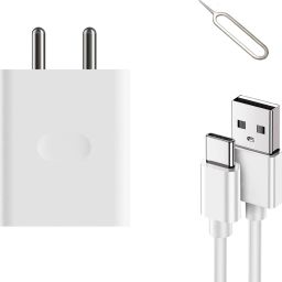 Wall Charger Accessory Combo for Realme 8 5g/ C35/ 8i/ 7i/ Narzo 50A/ Narzo 20/ C25/ 6i / C17/ C25s/V11 5G-75