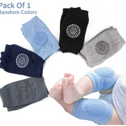 Pack Of 1 -Baby Crawling Pads Anti-Slip Knee Protect Baby’s Knee for Crawling Multicolors Baby Knee Pads-21