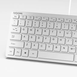iVoomi Venom Compact Wired USB Laptop-size Laptop Keyboard Compatible with Desktop, Laptop, Mac Easy to Use,Plug and Play,Quick, Comfy Durable body image 2