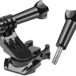 TECHYSPOT 360 Degree Rotatable J-Hook Buckle Base Vertical Surface Mount Adapter, 2 Screw Monopod Kit-7