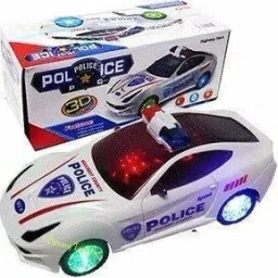 3D Lights Police Car with Sound and Wheels with Light-picture-13