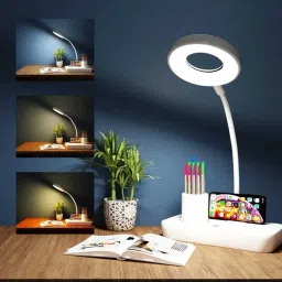 sparkplug /'LED Table Lamp with Pen Holder | Smart Study Lamp for Students & Work Desks Study Lamp image 3
