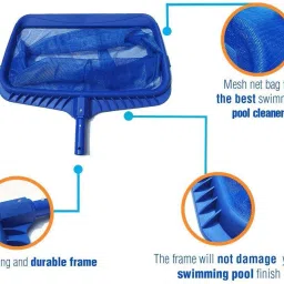poolmart Swimming Pool Deep Leaf Net Skimmer type Bag, Standard Heavy duty Pool Cleaning and Maintenance Items Accessory Aquarium Fish Net image 3
