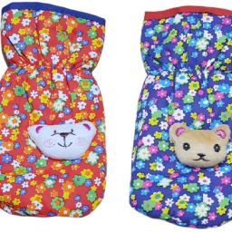 baby flower dot cotton cloth bottle covers pack of 2-picture-19