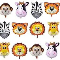 Solid jungle animal theme balloons for kids birthday Decorations items combo set Balloon-20