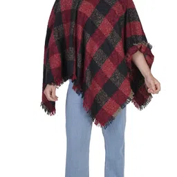 manra Wool Blend Poncho-picture-31