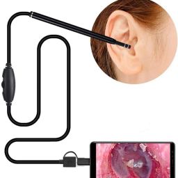 3 In1 Ear Endoscope,IP67 Ear Wax Removal Tool 1.3MP 720P HD Digital Ear Otoscope Microscope Slide Box-16