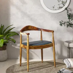 woodsworth from pepperfry Kharkov Sheesham Wood Arm Chair In Rustic Teak Finish-picture-47