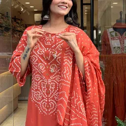 purvaiya creation Embroidered Kurta, Trouser/Pant & Dupatta Set-picture-49