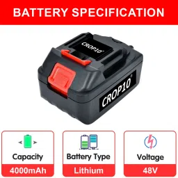crop10 48 Volt 4.0Ah Lithium-ion Battery Compatible for Cordless Grass Trimmer, Hammer Analog Battery Tester image 2