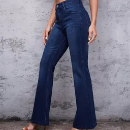 miss chase Women Straight Fit High Rise Blue Jeans-picture-24