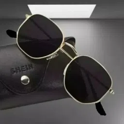 UV Protection, Gradient, Polarized Rectangular Sunglasses (Free Size)-image-53