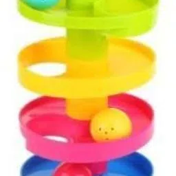 vista kraft Enlightening Roll and Swirl Ball Ramp Drop toy for kids image 2