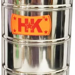 Stainless Steel Traditional Tiffin Carrier l Lunch Box for Office/College/School 5 Containers Lunch Box-8