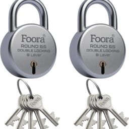 Round 65 With 5 Keys (Pack of 2) – Heavy Duty Lock for Gates & Shutters Padlock-image-42