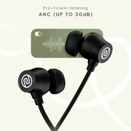 noise Airwave Pro with ANC, 60 Hrs of Playtime, Low latency(Up to 40ms), 3 EQ Modes Bluetooth Headset image 3