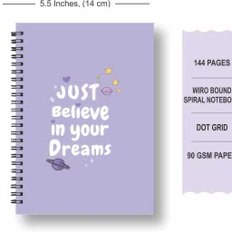 rot rix DOT GRID NOTEBOOKS A5 Diary dot grid 144 Pages image 2