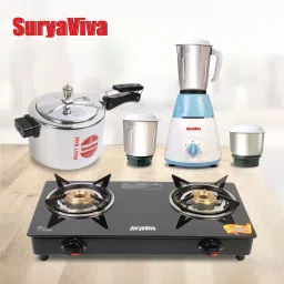 Photon 2B Combo Ronin mixer 3 jar+5ltr cooker Glass Manual Gas Stove-26