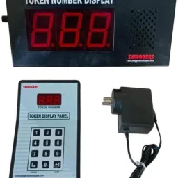 token display system for BANKS, HOSPITALS, HOTELS Hindi & English Language Latest Token Display System with Voice Announcement Indoor PA System-7