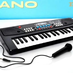 37-Key Musical Piano Keyboard with Microphone 430A1 Song Record Feaure_L684-image-72