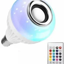 NKL RGB Light Ball Bulb Colorful Lamp with Remote Control for Home, Bedroom, Party Decoration Light Lamp 20 W Bluetooth Speaker Bulb Bluetooth Speaker Wireless Music Playing Speaker Mod-30