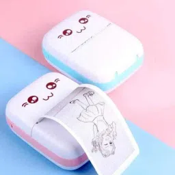 EVAAENTERPRISES Pink Bluetooth Thermal Receipt Mini Printer POCKET PRINTER-21