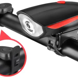 Rechargeable Cycle Light And Horn | Cycle Horn | Bicycle Headlight LED Front Light-image-25