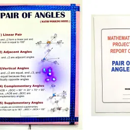 Pair and Types of Angles Educational Maths Working Project Model for School Educational Electronic Hobby Kit-14