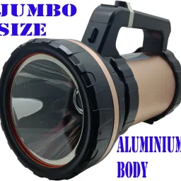 mitsales 2 Km Long Range Torch With 125 W Laser Light ,Jumbo Size ,Support Solar Function Torch image 3