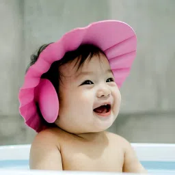 Soft EVA Foam Adjustable Baby Shower Bathing Protection Cap for Toddler, Baby S2-image-9