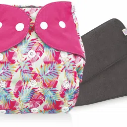 Bumtelligent Baby Cloth Diaper & 2 RapiDry Inserts|Adjustable Reusable Washable.-27
