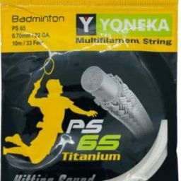 Yoneka multifilament Badminton String PS65 Titanium image 1
