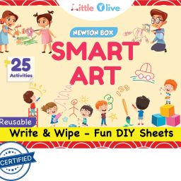 Educational Game : Smart Art | Reusable Activity Mats with 2 Marker Pens-11