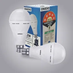 Pack of 2-12W Emergency LED Bulb with Wide Beam Angle for Optimal Coverage 4 hrs Bulb Emergency Light-image-6
