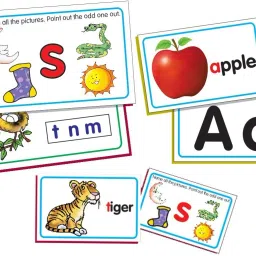 creative's My Number Flip Book + Look- Learn Board Book- First Words + Alphabet- Flash Card image 2