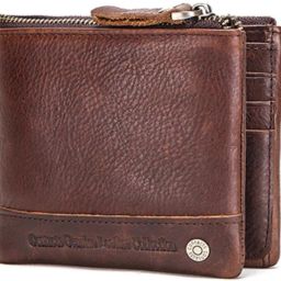 Men Brown Genuine Leather RFID Wallet - Regular Size-image-36