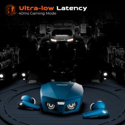 triggr Kraken X1 Plus with Dual Pairing, Battery Display, Quad ENC, 70H Battery, v5.3 Bluetooth Headset image 5