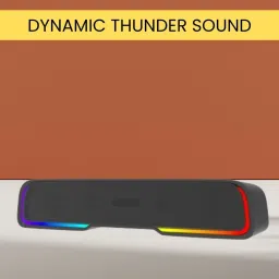 FRONY Audio Bar (PORTABLE HOME THEATER SOUNDBAR) Dynamic Thunder Sound & RGB LightA430 25 W Bluetooth Soundbar-image-64