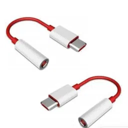 BALAJIMOBILE Red, White generic USB Type-C to 3.5mm Audio Adapter Phone Converter-image-15