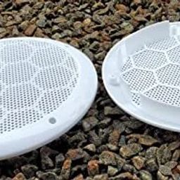 Round Wall Air Hole Closer/Chimney Vent Pipe Cover - 8inch/2piece Insect Net-25