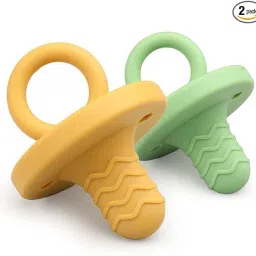 Silicone Baby Bottle Nipples – Anti-Colic Teat for Smooth Milk Flow (Pack of 2) Soother-11