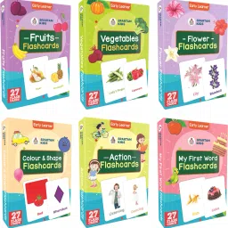 Flash Cards for Kids Early Learning(Set of 6)Easy&Fun Way of Learning-21