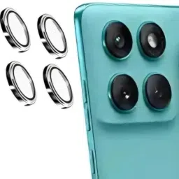 prozzile Camera Lens Protector for MOTOROLA Edge 60 Fusion 5G, Individual Metal Ring Tempered Glass Lens Cover-12