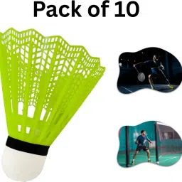 Durable Nylon Badminton Shuttlecock perfect for regular practice Plastic Shuttle - Multicolor-picture-34